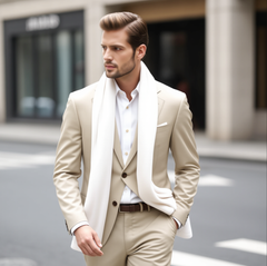 Herren 100% Seidenschal 180x90 N192