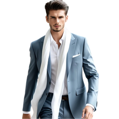 Herren 100% Seidenschal 180x90 N192