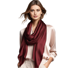 100% Seidentücher 180x90 Damen Seide Schal Uni Farbe für Abendkleider 11 Farben N192