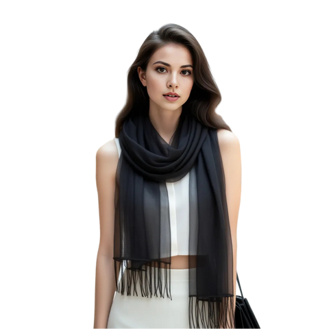 Summer Scarf 100% Cashmere Thin 185x65 Black White Business Style Wool Shawl Wrap Pashmina 11 colours S3